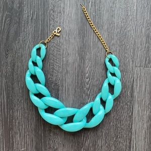 Kenneth Jay Lane Turquoise Links Necklace